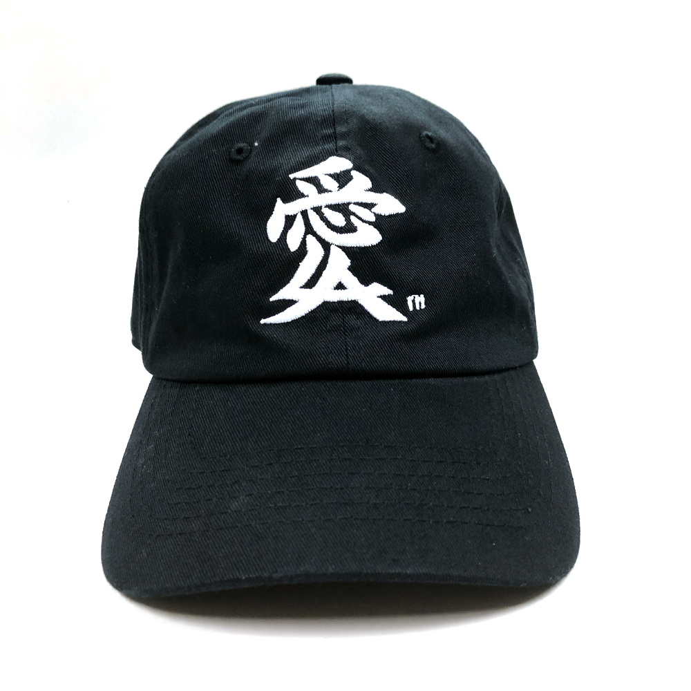 Black la top dad hat
