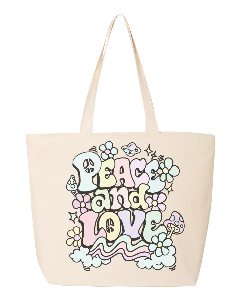 Peace and Love TOTE bag